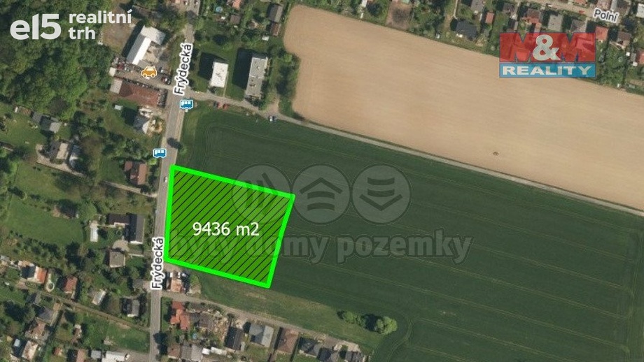 Prodej pozemky pro bydlení, 9 436 m² - Vratimov