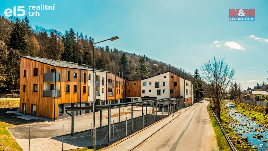 Prodej byty 1+kk, 28 m² - Vrchlabí - Hořejší Vrchlabí