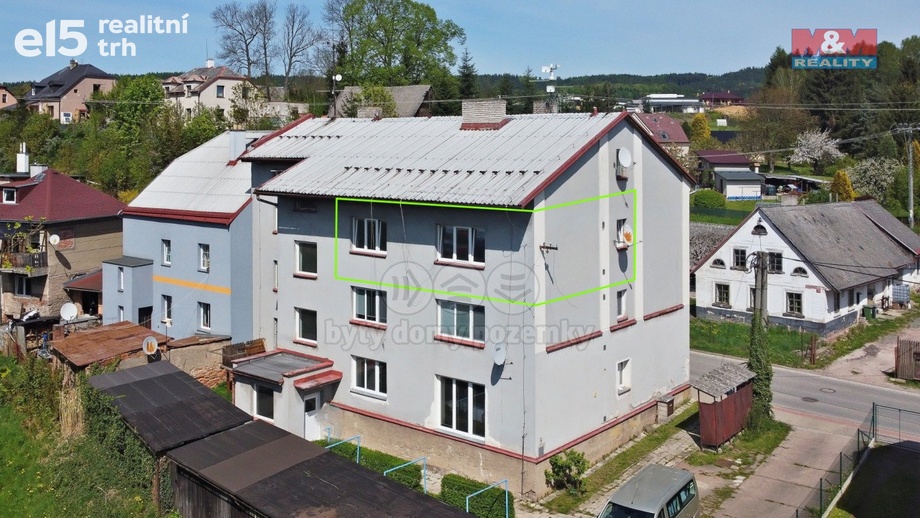 Prodej byty 2+1, 58 m² - Hronov