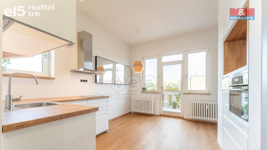 Pronájem byty 1+1, 38 m² - Praha - Libeň