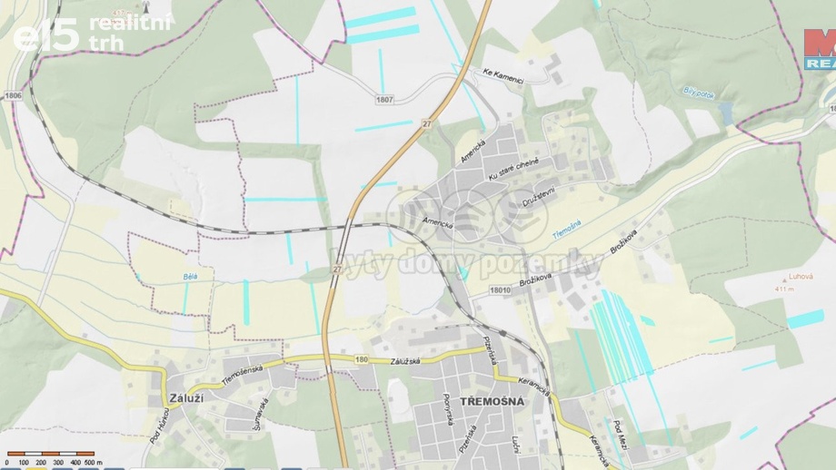 Prodej zemědělská půda, 145 544 m² - Třemošná