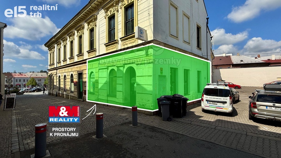 Pronájem obchodní prostory, 86 m² - Rychnov nad Kněžnou