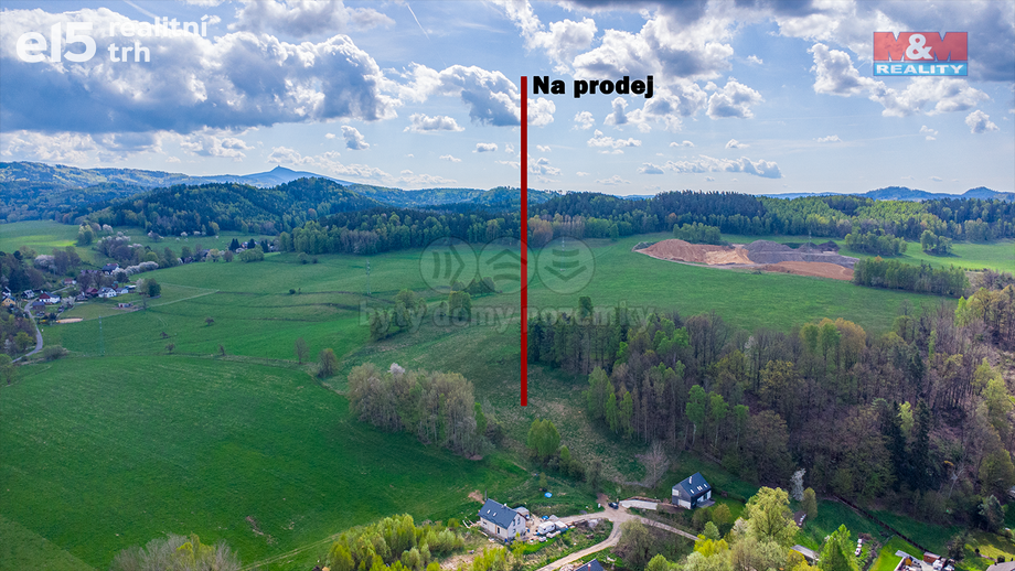 Prodej pozemky pro bydlení, 1 672 m² - Rynoltice
