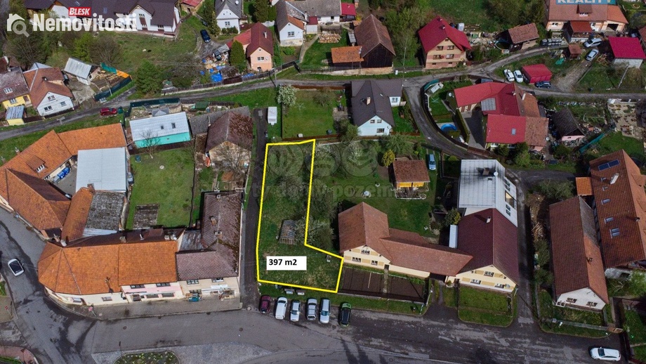 Prodej stavebního pozemku 397 m², Branky