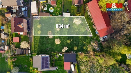 Prodej stavebního pozemku 834 m², Česká Kamenice