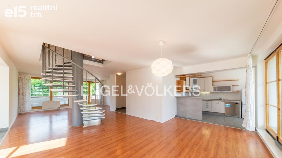 Pronájem byty 4+kk, 166 m² - Praha - Smíchov