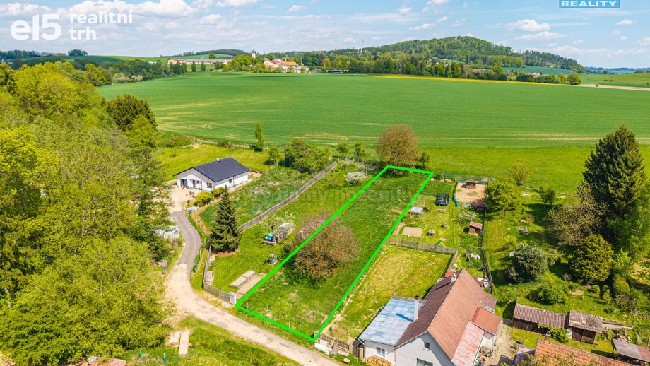 Prodej pozemky pro bydlení, 1 000 m² - Choustník - Kajetín