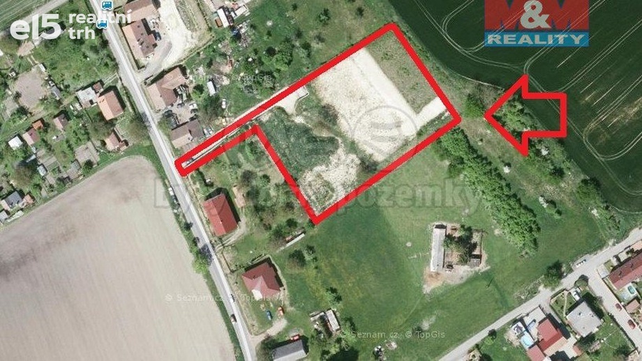 Prodej pozemky pro bydlení, 5 749 m² - Sobětuchy