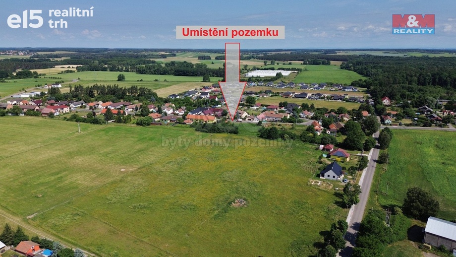 Prodej pozemky pro bydlení, 1 021 m² - Labské Chrčice