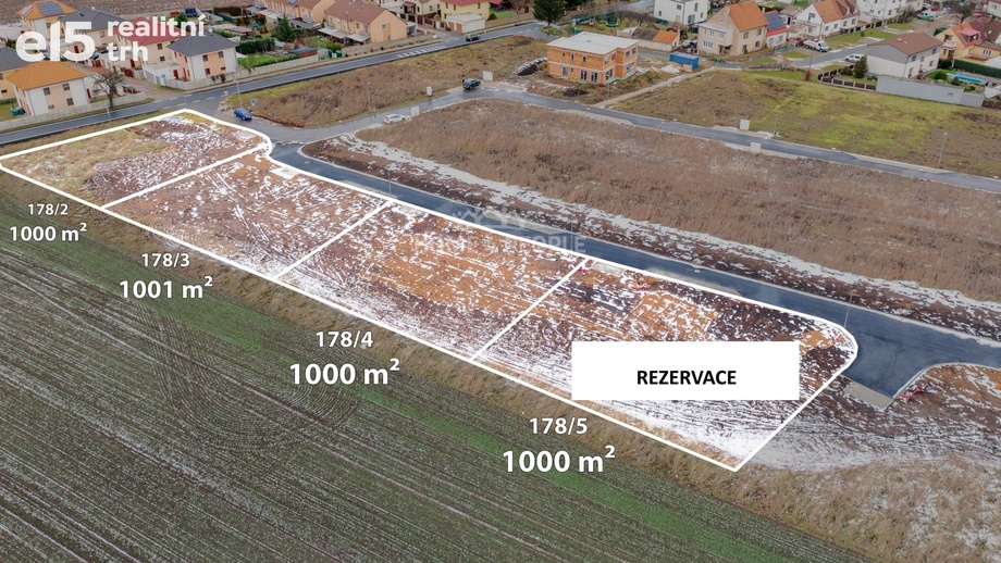 Prodej pozemky pro bydlení, 1 000 m² - Veleň