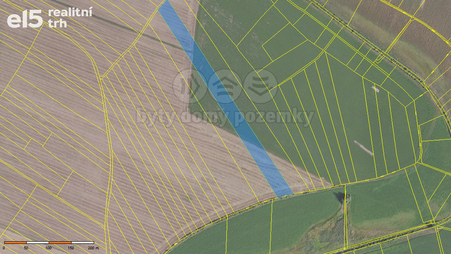 Prodej zemědělská půda, 54 252 m² - Jíkev