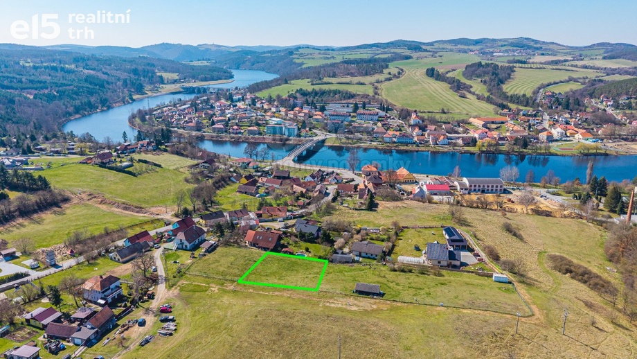 Prodej pozemky pro bydlení, 1 084 m² - Kamýk nad Vltavou