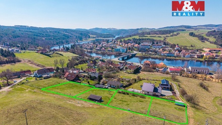 Prodej stavebního pozemku 1 009 m², Kamýk nad Vltavou