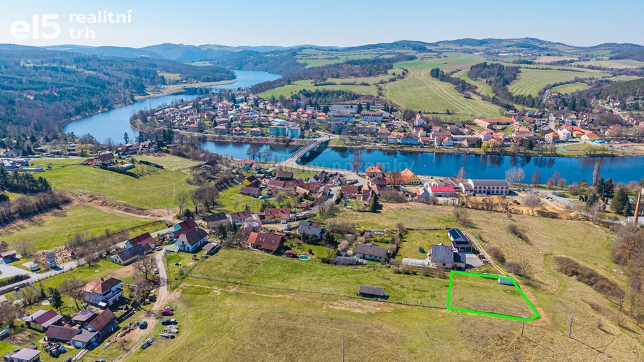 Prodej pozemky pro bydlení, 1 223 m² - Kamýk nad Vltavou