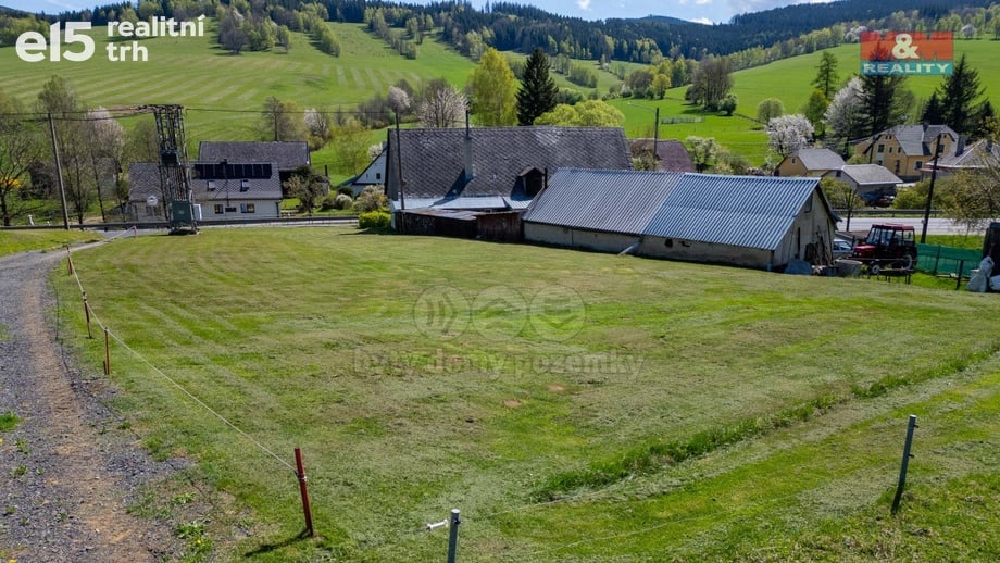 Prodej pozemky pro bydlení, 1 101 m² - Bělá pod Pradědem - Domašov