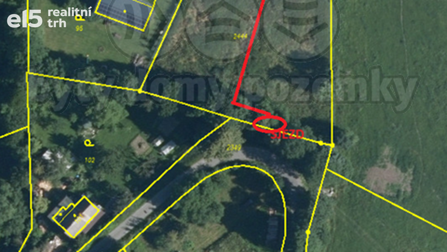 Prodej pozemky pro bydlení, 1 259 m² - Zlaté Hory - Ondřejovice