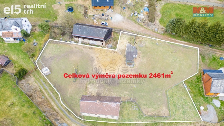 Prodej pozemky pro bydlení, 2 461 m² - Toužim - Smilov