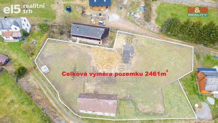 Prodej stavebního pozemku 2 461 m², Toužim - Smilov
