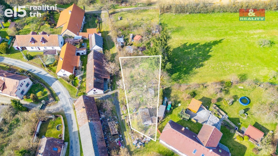 Prodej pozemky pro bydlení, 559 m² - Chanovice - Černice