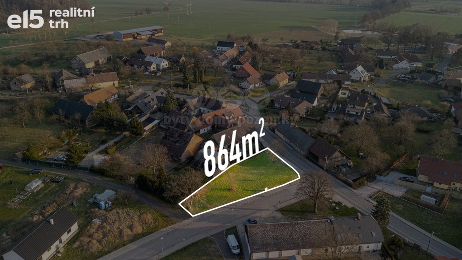 Prodej pozemky pro bydlení, 864 m² - Choteč