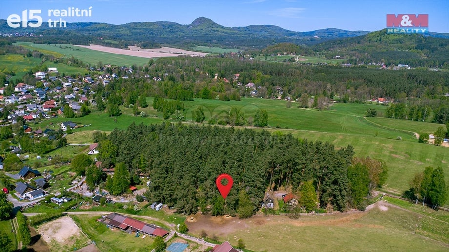 Prodej zahrady 487 m², Sloup v Čechách