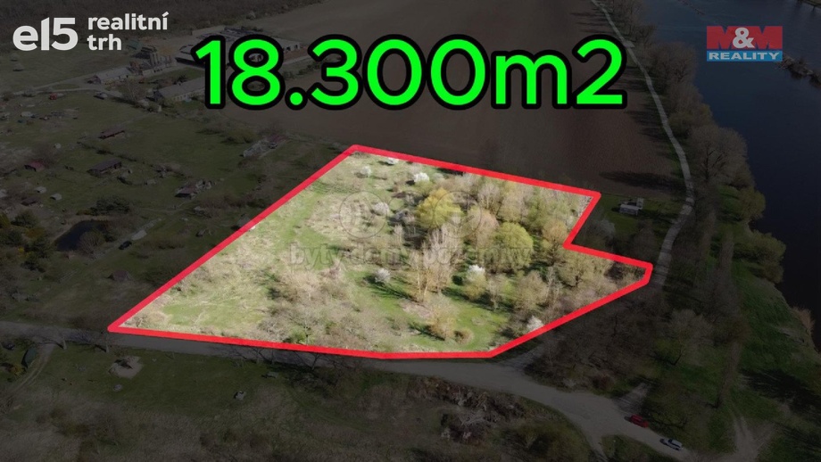 Prodej pozemky - zahrady, 18 300 m² - Štětí - Počeplice