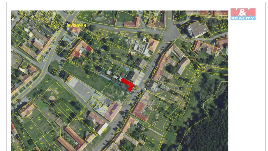 Prodej pozemky pro bydlení, 772 m² - Jevišovka