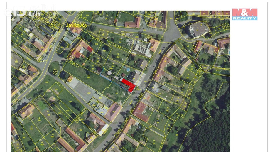 Prodej pozemky pro bydlení, 772 m² - Jevišovka