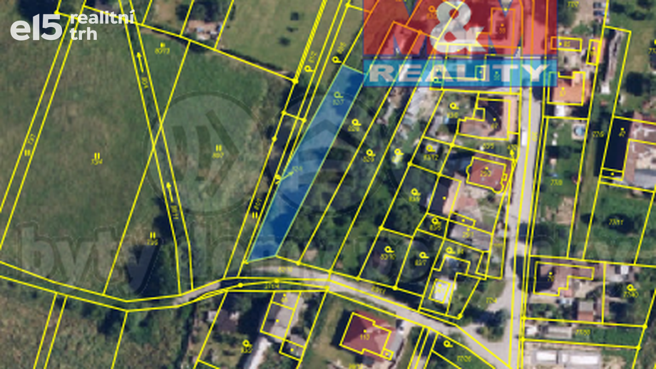 Prodej pozemky pro bydlení, 611 m² - Bouzov - Podolí
