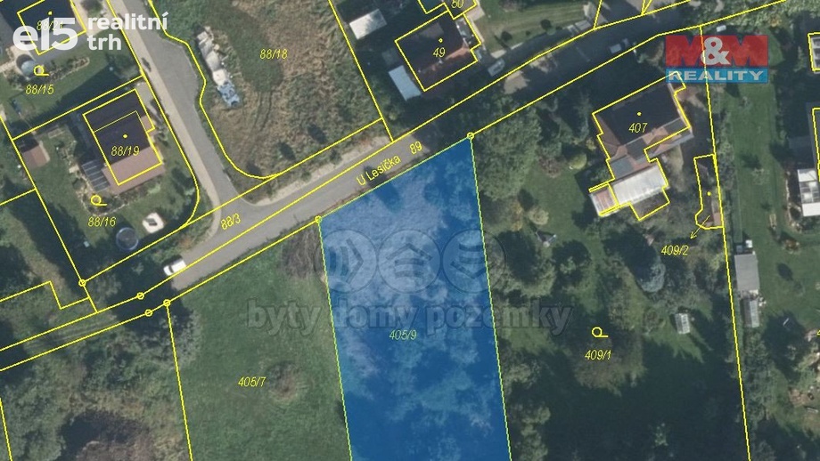 Prodej pozemky pro bydlení, 1 534 m² - Liberec