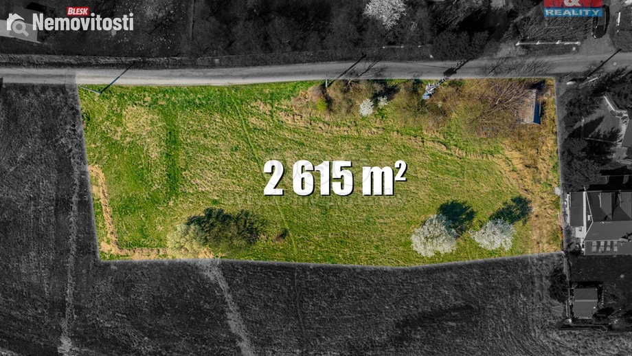 Prodej stavebního pozemku 2 615 m², Valašské Meziříčí - Bynina