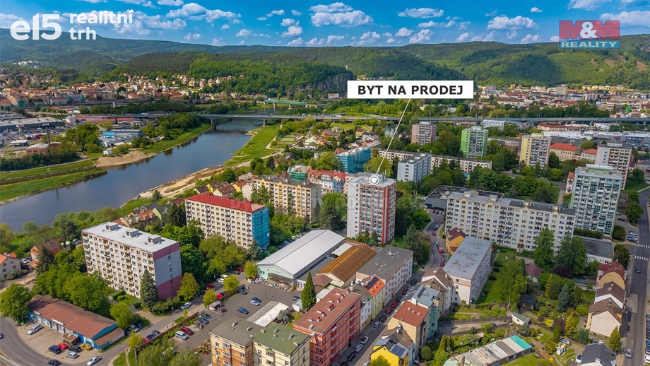 Prodej byty 3+1, 70 m² - Děčín III-Staré Město