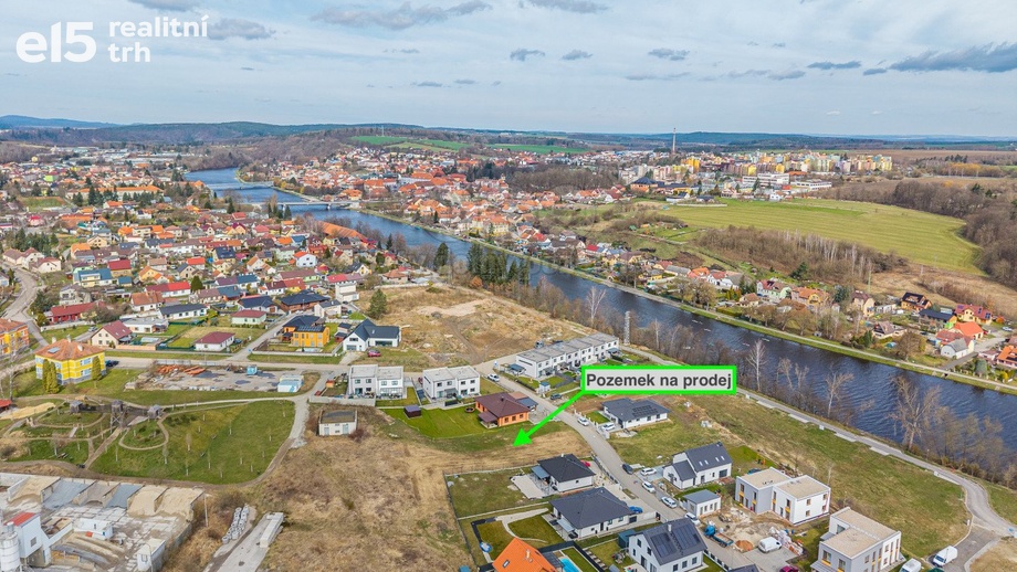 Prodej pozemky pro bydlení, 988 m² - Týn nad Vltavou