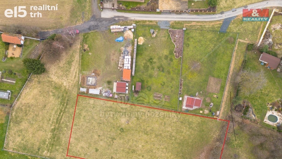 Prodej pozemky pro bydlení, 2 519 m² - Úžice