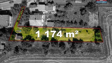 Prodej stavebního pozemku 1 174 m², Ostrava