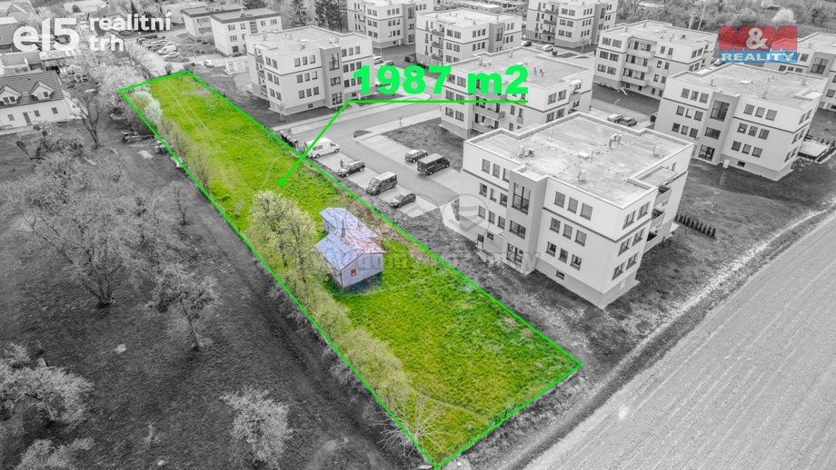 Prodej pozemky pro bydlení, 1 987 m² - Fryšták