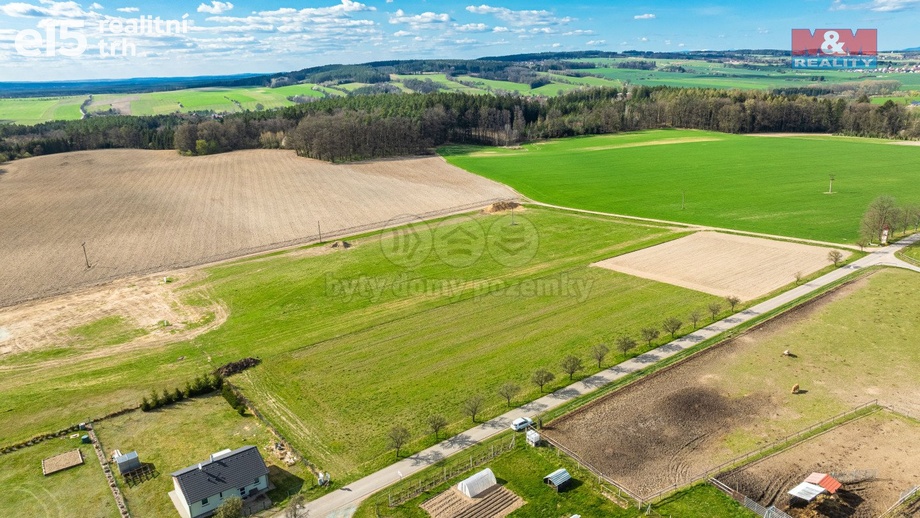 Prodej pozemky pro bydlení, 1 109 m² - Hřibiny-Ledská - Hřibiny