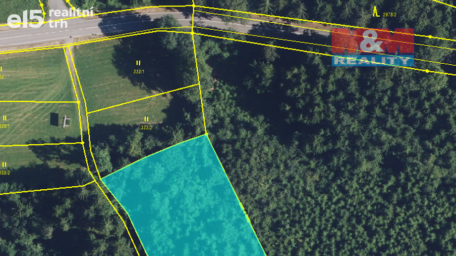 Prodej lesy, 6 089 m² - Němčice