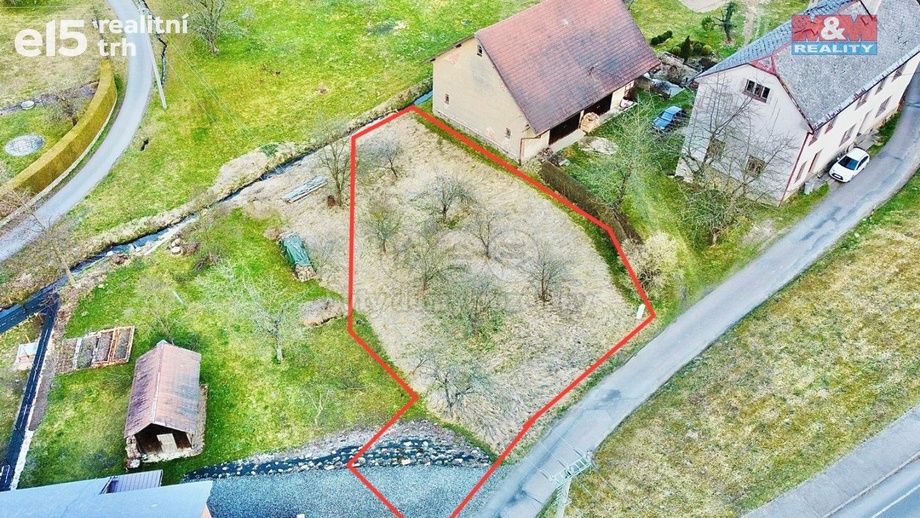 Prodej pozemky pro bydlení, 609 m² - Horní Čermná