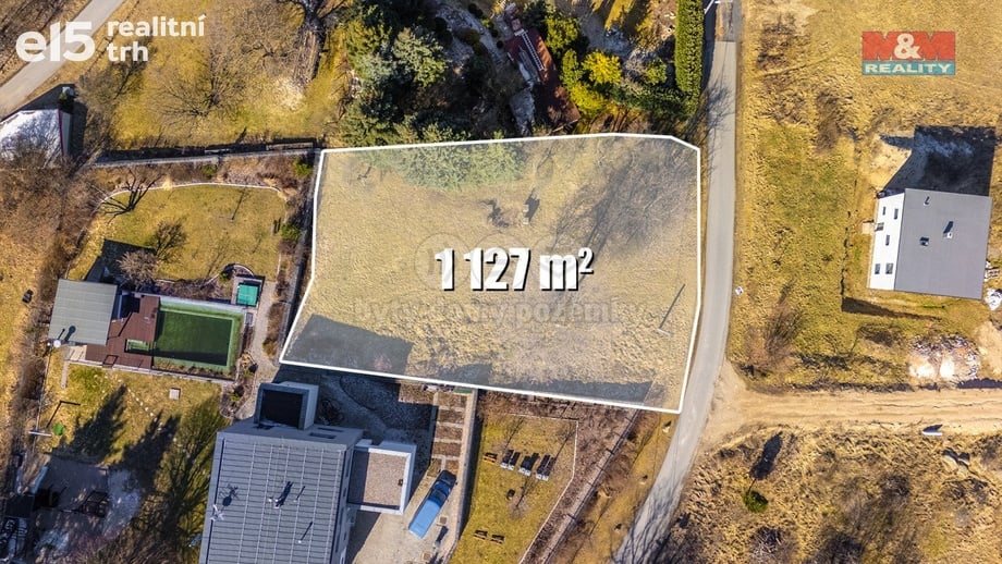 Prodej stavebního pozemku 1 127 m², Liberec