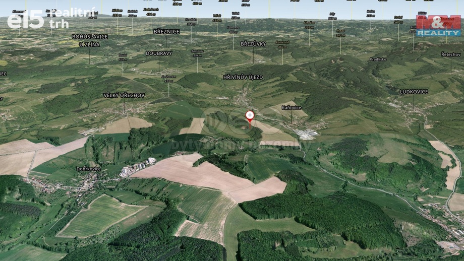Prodej lesy, 13 046 m² - Kaňovice