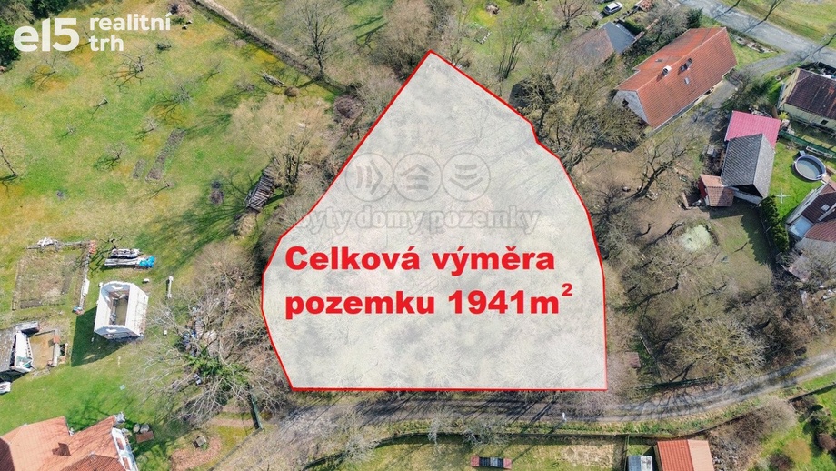Prodej pozemky pro bydlení, 1 941 m² - Ždírec - Smederov