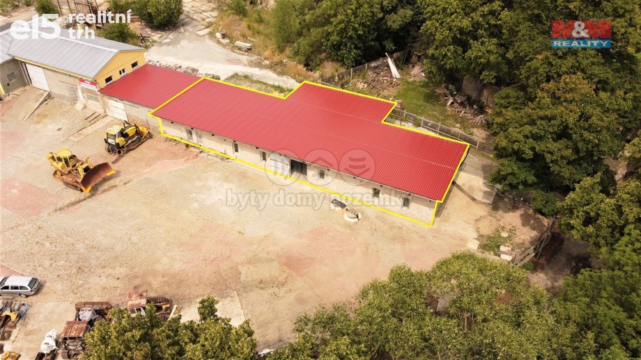Pronájem sklady, 340 m² - Olbramovice - Tomice II