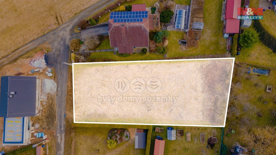 Prodej stavebního pozemku 1 139 m², Chodská Lhota