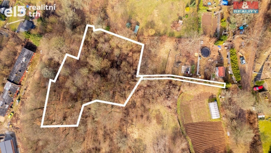Prodej pozemky pro bydlení, 2 455 m² - Ústí nad Labem