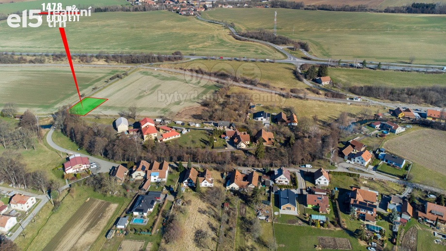 Prodej pozemky pro bydlení, 1 478 m² - Litomyšl - Nedošín
