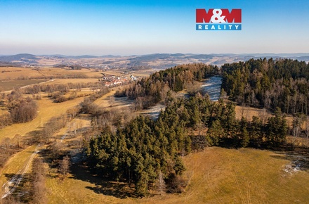 Prodej lesa 42 761 m², Nišovice