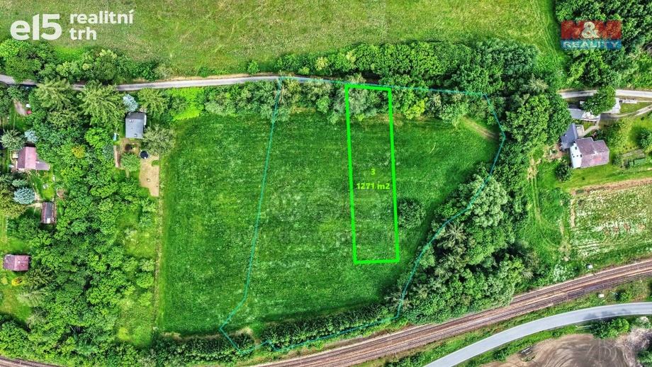 Prodej pozemky pro bydlení, 1 271 m² - Služátky