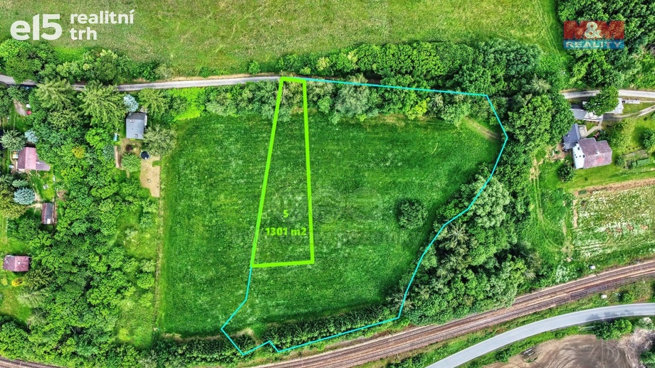 Prodej pozemky pro bydlení, 1 301 m² - Služátky