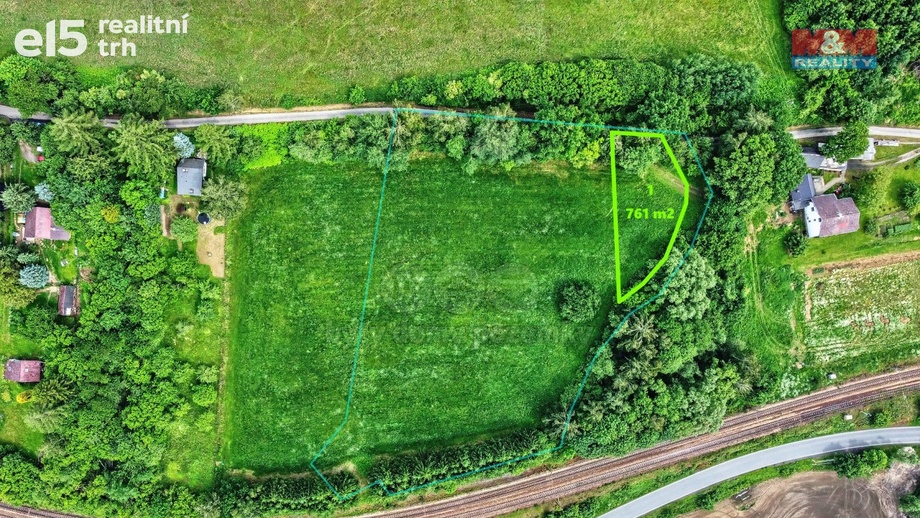 Prodej pozemky pro bydlení, 761 m² - Služátky